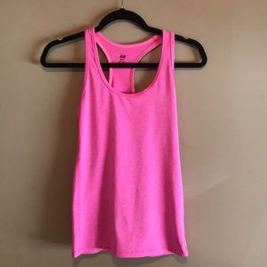 Athletic racerback tank top